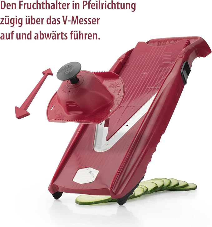 Swissmar Borner V Power Mandoline, V-7000, Red