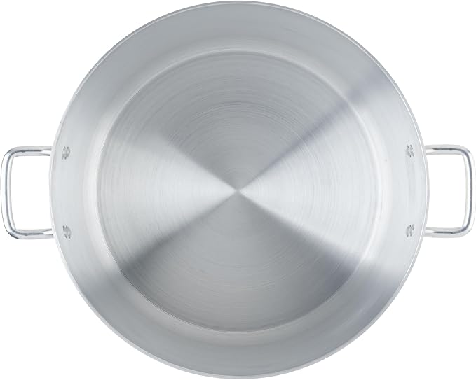 Winco 34 qt Elemental, Aluminum Sauce Pot | Handles large batches, Great for Sauces, Soups, Stocks and Batch Cooking