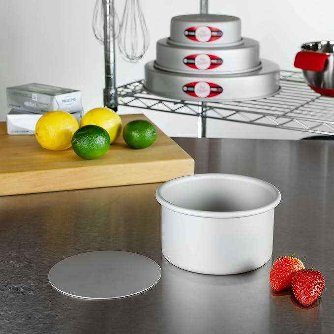 Fat Daddio's PCC-53 Anodized Aluminum Round Cheesecake Pan, 5 x 3 Inch