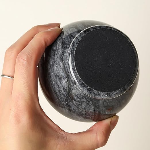 Marble Mortar and Pestle Set for Grinding Herbs Spice Pills Seeds Guacamole Garlic and Ginger Stone Grinder Seasoning Crusher Elegant and Cute Kitchen Tools