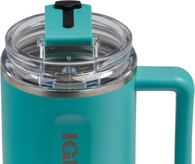Igloo 32 oz Travel Mug Tumbler | Stainless Steel Drinkware | Lagoon Teal
