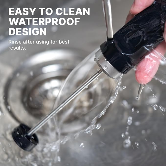Subminimal NanoFoamer V2 Performance Milk Foamer | NEW Model Edition | Waterproof, Dual-Speed, Stainless Steel | Microfoamed Milk in 30 Seconds, Barista-Style Coffee Drinks Home | Waterproof dual-speed handheld frother, microfoamed milk in 30 seconds, ...