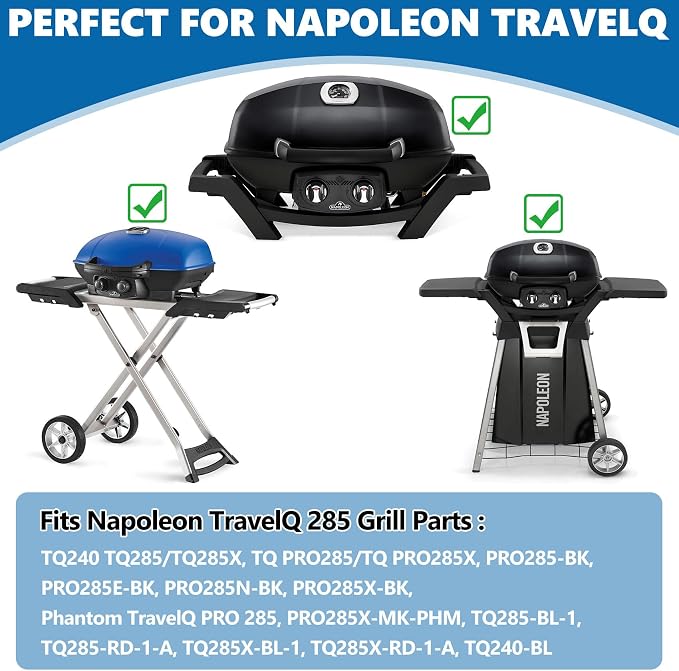 SafBbcue Grease Tray for Napoleon TravelQ 285 Series 62006 Accessories | Fits Napoleon TravelQ 285/TQ240/TQ285X/PRO285/PRO285X, Replaces 62006, Rust-proof, Easy Clean, Durable, Dishwasher Safe
