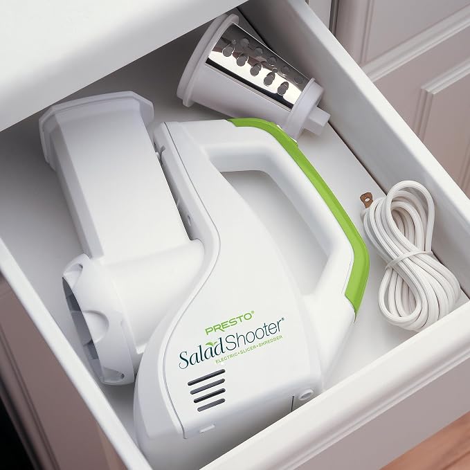 Presto 02910 Salad Shooter Electric Slicer/Shredder