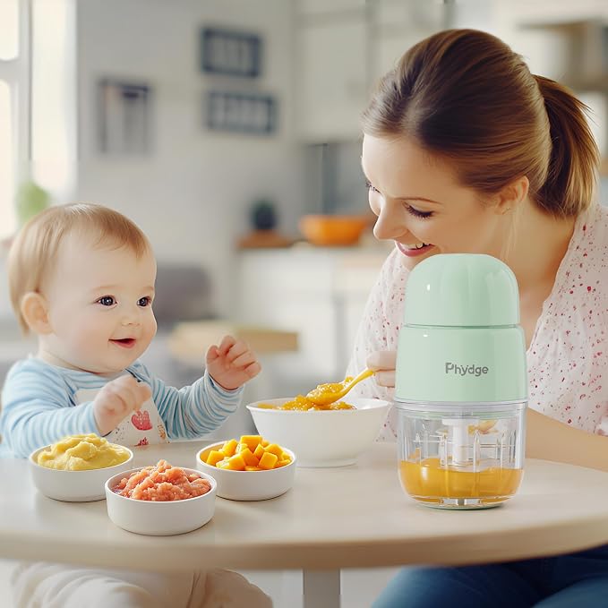 Baby Food Maker for Baby Puree Foods Fruit Vegetable Meat | 10oz Baby Food Blender,10-Second Quick Soft Food Prep for Baby,Food Processor for Fruit,Vegetable,Meat,Easy to Clean