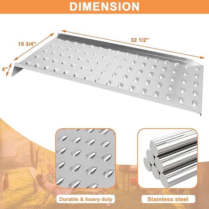BCA006 Upgraded Drip Tray for Traeger Drip Pan Grill Replacement Parts Pro Series 34 Accessories, Eastwood 34, Texas Elite 34, Texas Elite, Limited Edition, Texas Pro, BBQ075, BBQ100, BBQ125/126 & GTG