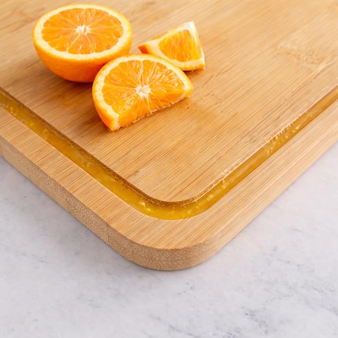 Set of 10, Bulk Wholesale Bamboo Cutting Boards – Thick 14X11" Charcuterie Trays with Juice Groove for Cheese, Fruits, Veggies, Grazing Platter, Catering, Engraving Gifts, Epoxy Resin Crafts, Arts