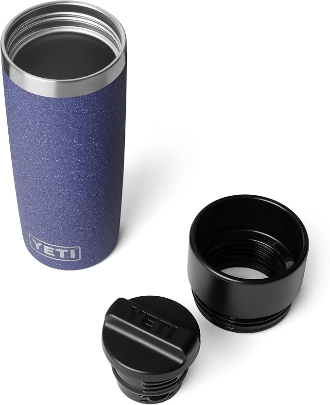 YETI Rambler 16 oz Travel Bottle, Stainless Steel, Vacuum Insulated with Leakproof Commuter Cap, Moon Dust