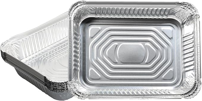 Drip Pan Liners Replacement Parts for Charbroil Bistro Pro 25302146 25302161 25302145 Electric Grill Parts, Aluminum Disposable Foil Grease Tray for Charbroil Bistro Pro Gas Grills, 10 Packs
