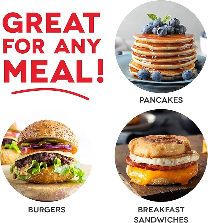 Dash Mini Maker Griddle, 4 Inch Nonstick Cooking Surface, Aqua | Compact Electric Mini Pancake Maker, Quick Heating, Single Serve Eggs, Hash Browns & Breakfast Sandwiches