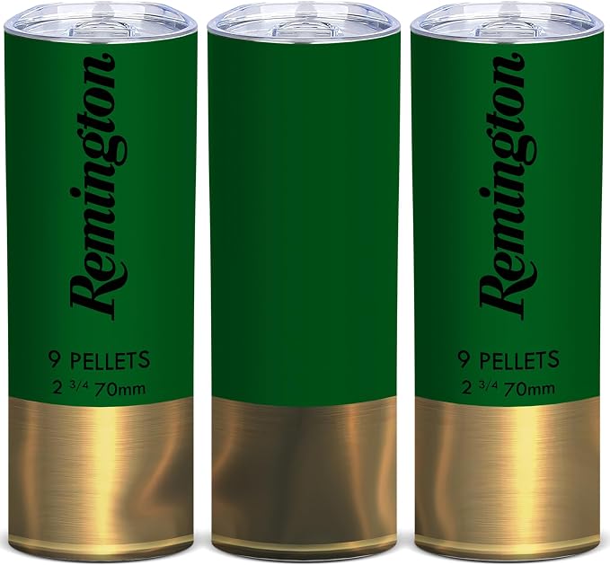 TUMBTU Funny Tumbler for Men,Shotgun Shell Style Insulated Skinny Tumbler | Creativity Gift for Men,20oz Stainless Steel Water Bottle for Hot & Cold Drinks Tea Coffee Mug,Includes 1 Cup and 1 Lid