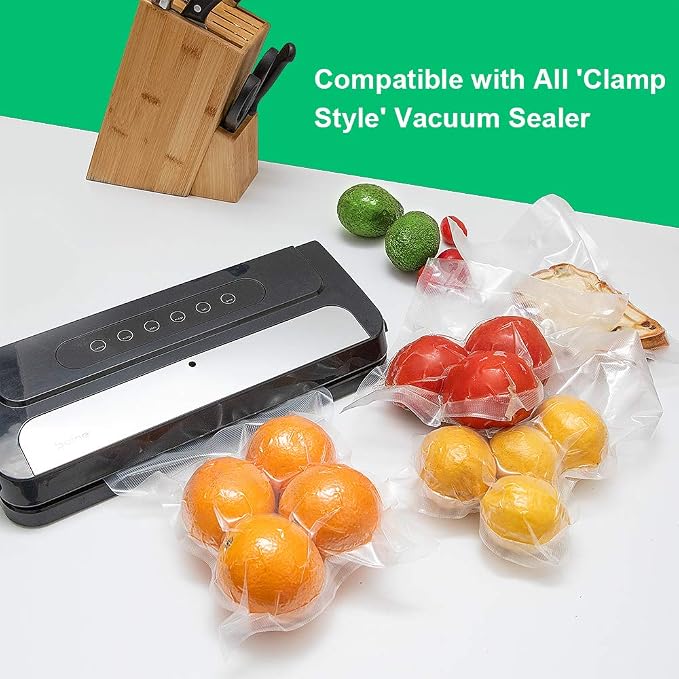 6Pack Vacuum Sealer Rolls with BPA Free,8"&11"x20' 3 Rolls Each