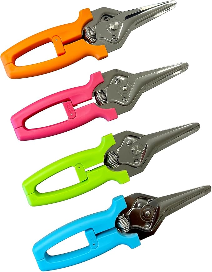 Kuhn Rikon Classic Kitchen & Garden Shears, 1 Count | Stainless Steel Blades, Assorted Colors