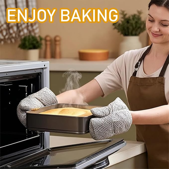 Springform Cake Pan Set of 6 (9.5, 10.2, 11 Inch 3 Sizes), Square, Nonstick | Leakproof Cheesecake Pans with Removable Bottom Carbon Steel Bakeware for Cheesecake Wedding Cake Pizza and Quiches