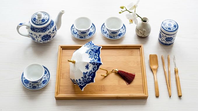Gifts for tea set enthusiasts|Umbrella Ceramic tea strainer|Tea infuser | Tea Enthusiast Gift, loose leaf tea steeper, tea strainers for loose tea,Porcelain Design, Retirement Gift, Tea Accessories