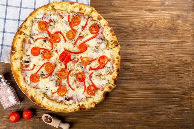 3pcs 6inch Non-Stick Bakeware Deep Pizza Pan,Black | Aluminum Baking Pan,for Cafe Oven Bakeware & Home Kitchen,For Baking Pizza, Cakes, Quiches And Homemade Baking