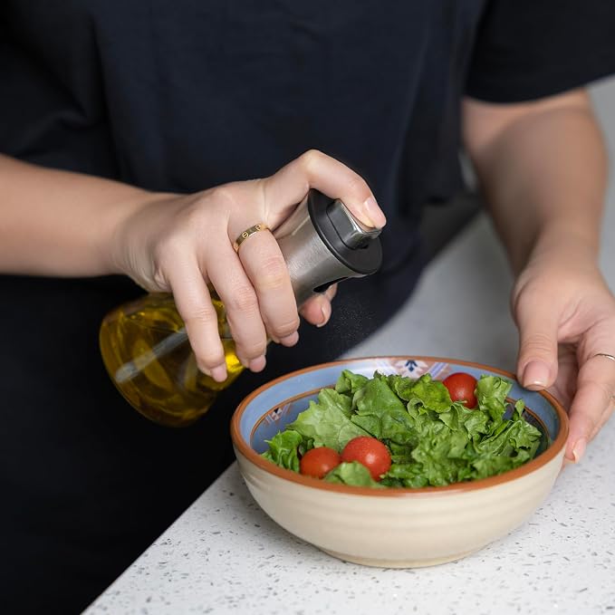 Fox Run Olive Oil Sprayer, 200 ml/6.7 ounce Glass Oil Mister Bottle