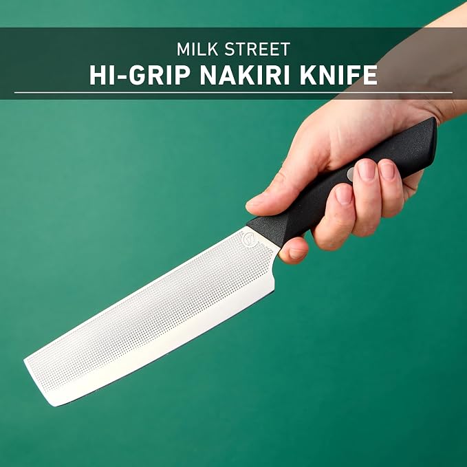 Milk Street 6.75-inch Nakiri Knife by Christopher Kimball, 1.4116 German Steel Nakiri Chef Knife, Ideal for Home Kitchen, Renowned Milk Street Nakiri Knives