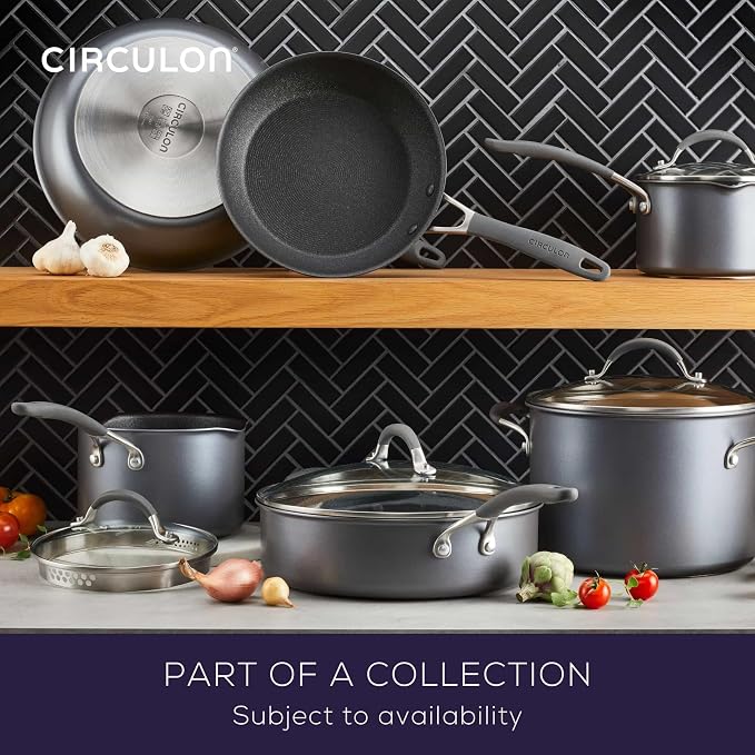 Circulon A1 Series with ScratchDefense Nonstick Induction Frying Pan, 10-Inch, Fry Pan, Graphite