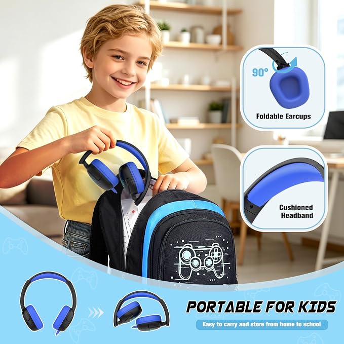 Backpack for School Boys, Cool Luminous Gamer Boys Schoolbag | with Lunch Box & Pencil Case Set for Kids Teens Elementary Middle School, Bookbag Glow In The Dark
