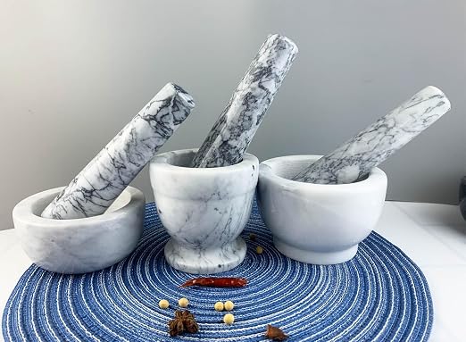 Marble Replacement Pestle only，Granite Polished Pestle （Gray）