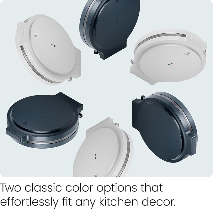 Chefman Everything Maker & Pizza Oven – 1440W Countertop Electric Pizza Maker with 12” Nonstick Cooking Plates, Plus Makes Quesadillas, Omelettes and More, with Indicator Lights and Vertical Storage