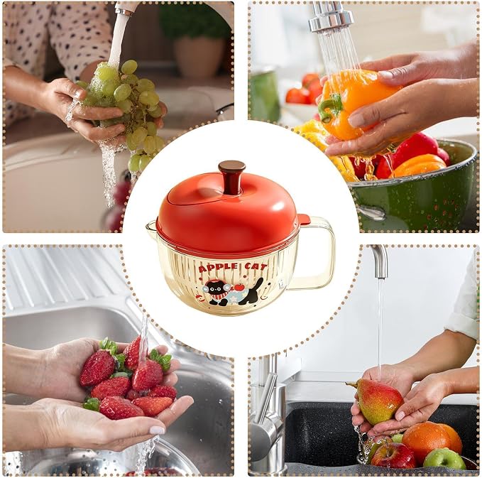 Fruit Washer Compact Draining Kitchen Tool | Vegetables Wash Bowl for Cleaning Vegetables Berry Cheese Kitchen Meal Prep Home Food