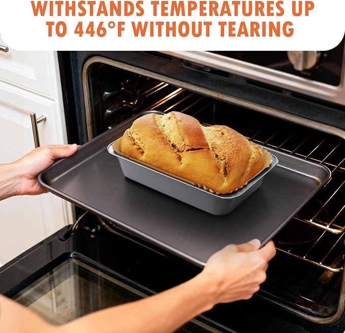 Loaf Pan Liners,320pcs Bread Pan Liners for Baking 9x5inch,Loaf Pans Parchment Liners,Non-Stick Disposable Parchment Paper for Loaf Pans