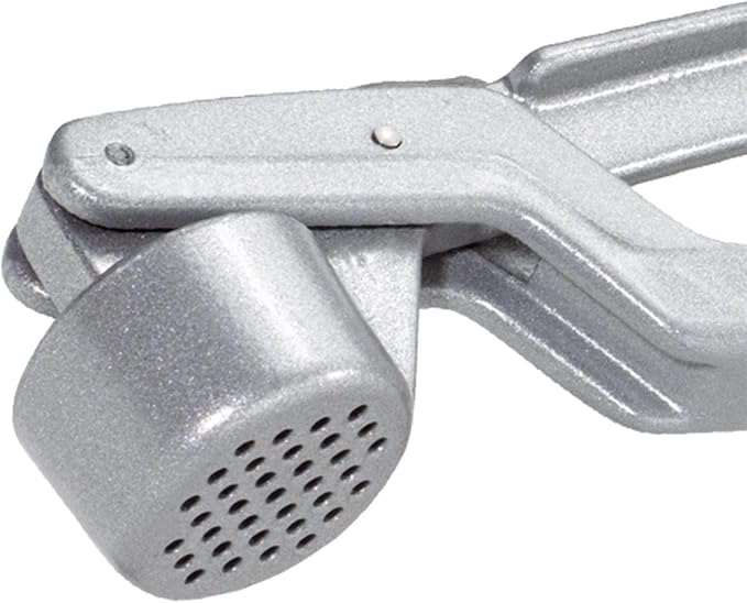 Westmark Garlic Press “Novapress” – German Heavy-Duty Garlic Crusher & Mincer, Rust Proof Mincer Tool, Easy Squeeze Ergonomic Hand Press, Ginger Presser with Durable Aluminium Metal Construction