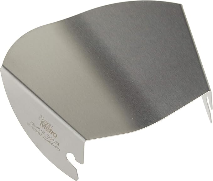 New Metro Design PC-10 Pouring Chute Compatible with KitchenAid Stand Mixer with Stainless Steel Bowl, Silver