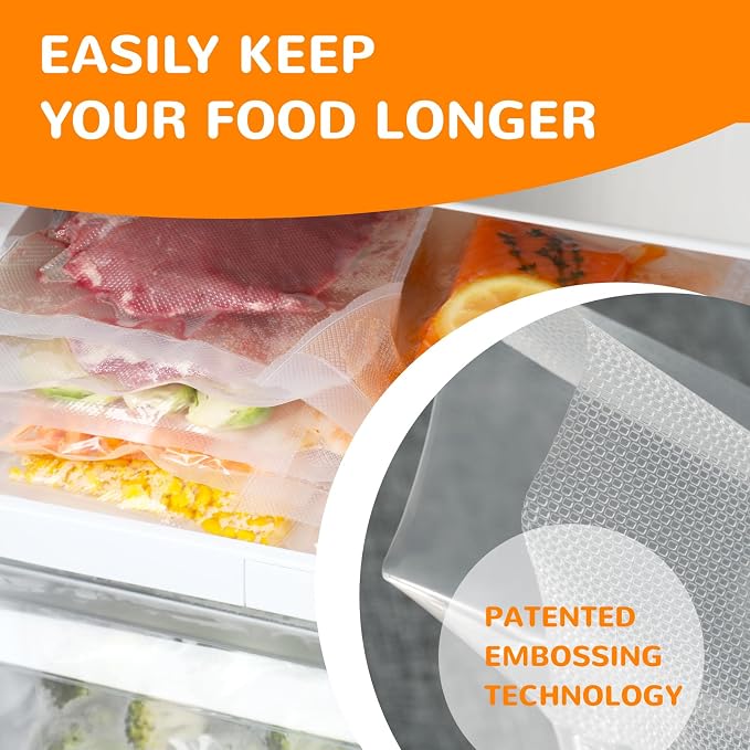 Wevac Vacuum Sealer Bags for Food, 6" x 150' Roll with Cutter Box, BPA Free | Commercial Grade, Heavy Duty, Freezer Safe, Sous Vide, Storage, Meal Prep, Cut-to-Size, Compatible with FoodSaver Sealers