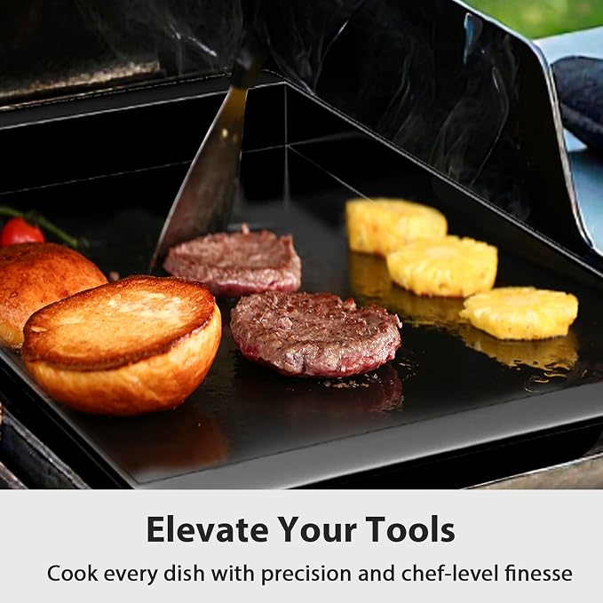 Utheer Ceramic Grill Griddle 7658 for Spirit 200 300 and Genesis Grills | Fits Spirit E210 E310 E320 and Genesis Silver B C, built for even heat, nonstick cooking, easy cleanup