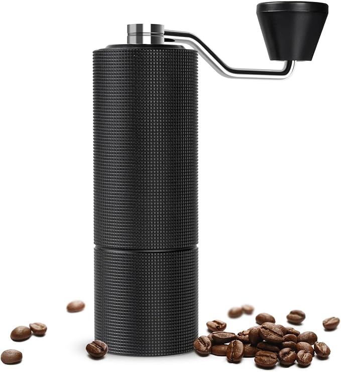 TIMEMORE Chestnut C3 Manual Coffee Grinder, 25g Capacity, CNC Stainless Steel Conical Burr, Internal Adjustable Setting, Double Bearing Positioning, Ideal for French Press & Hand Brew