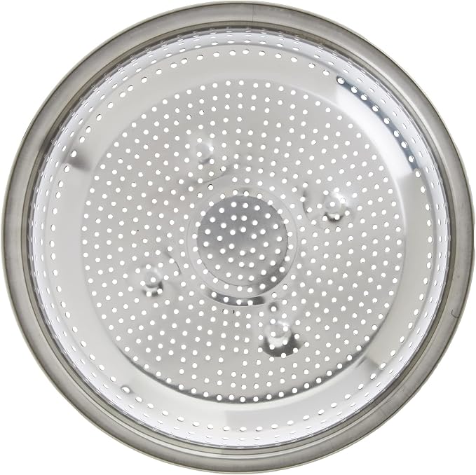 Winco Chinese Colander with 2.5 mm Holes, 11-Inch, Stainless Steel, Medium | Foodservice, Great for Draining Pasta, Rinsing Produce, Straining and Kitchen Prep