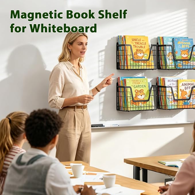 Magnetic Shelf for Fridge, Fruit Basket Magnet Shelves with 2 Hooks | Potato and Onion Storage Bins, Black Magnetic Organizer Side of Fridge Storage, Magnetic Spice Rack for Refrigerator Kitchen