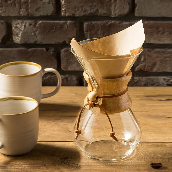 subjectthree Camping Pour Over Coffee Maker Kit 6 Cup (20 Ounce) | Drip coffee carafe with 304 Stainless Filter, Borosilicate glass, Easy clean & use for home kitchen, office, cafe, camping