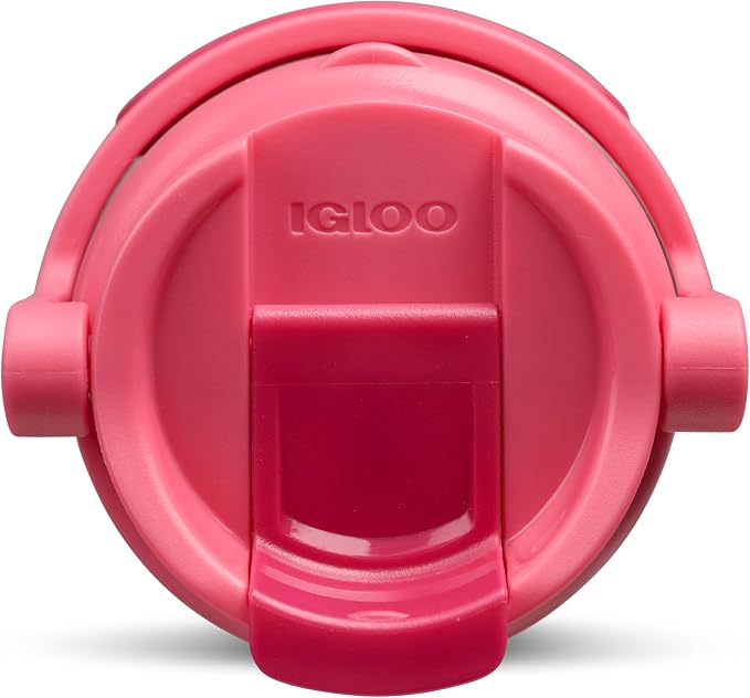 Igloo 16 oz Stainless Steel Tumbler | Flip 'n' Sip Bottle | Thrift Pink
