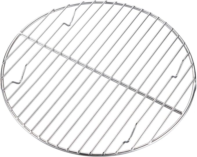 CAMPINGMOON Round Cooling Rack Roasting Rack for Baking Stainless Steel W24 Diameter φ9.5inch/φ24cm