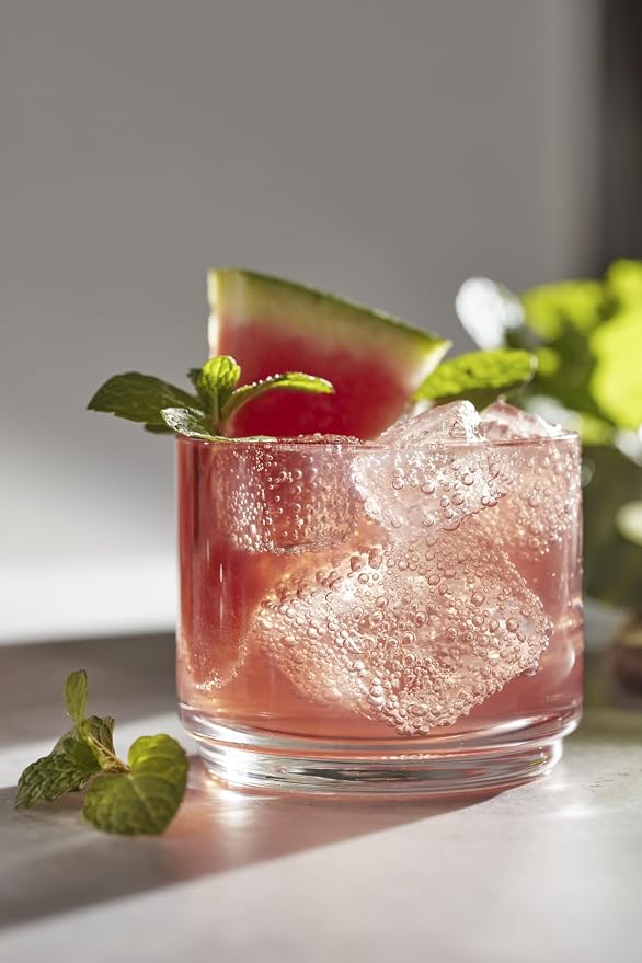 Lenox Tuscany Classics Stackable Highball Glasses, Set of 6 | dishwasher safe | 2.5 inch height | stackable design | 9oz, gift for women, drinking glasses cups, glassware