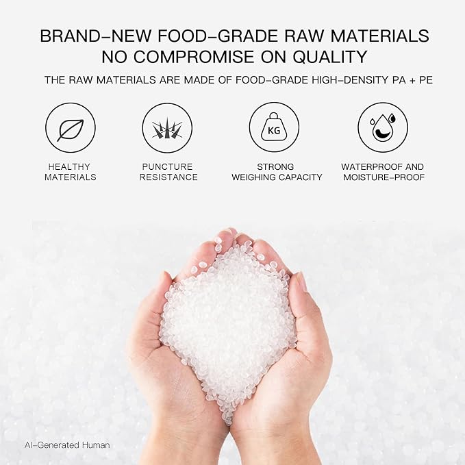 MEGAWISE Vacuum Sealer Bags Replacement for the MEGAWISE Vacuum Sealer Machine, 8 x 21.6-inch BPA-Free Food Storage Bags, for Sous Vide and Meal Prep
