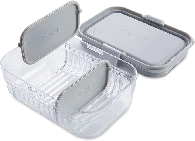 Packit, Bento Mod Lunch Steel Gray