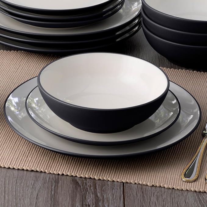 Noritake Colorwave Graphite 4-Piece Coupe Place Setting, Service for 1