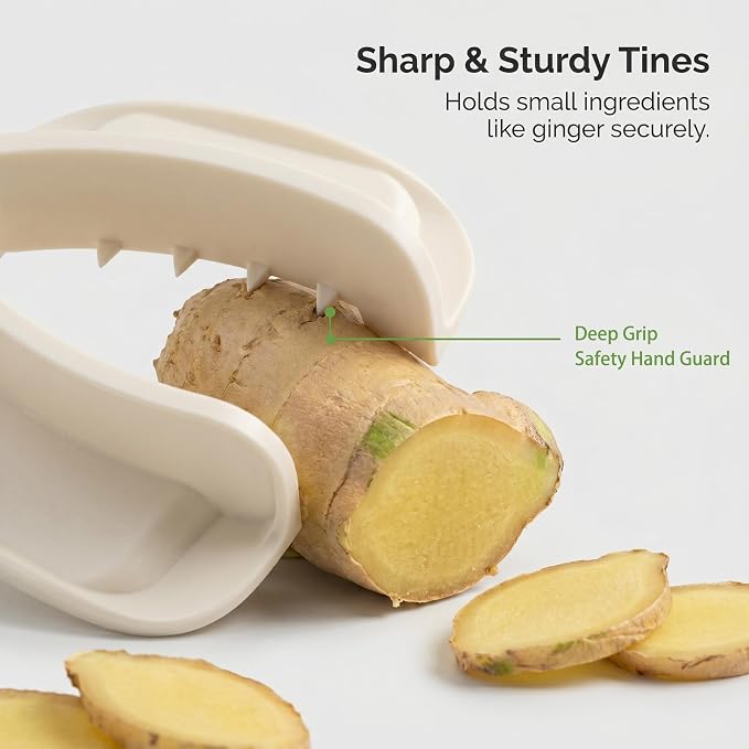 NACOLUS Handheld Mandoline Slicer for Kitchen,3 Blades with Hand Guard | cute kiwi style vegetable slicer,3 blades,slice/shred,self stores blades,safety guard,Perfect for small kitchens,gifts
