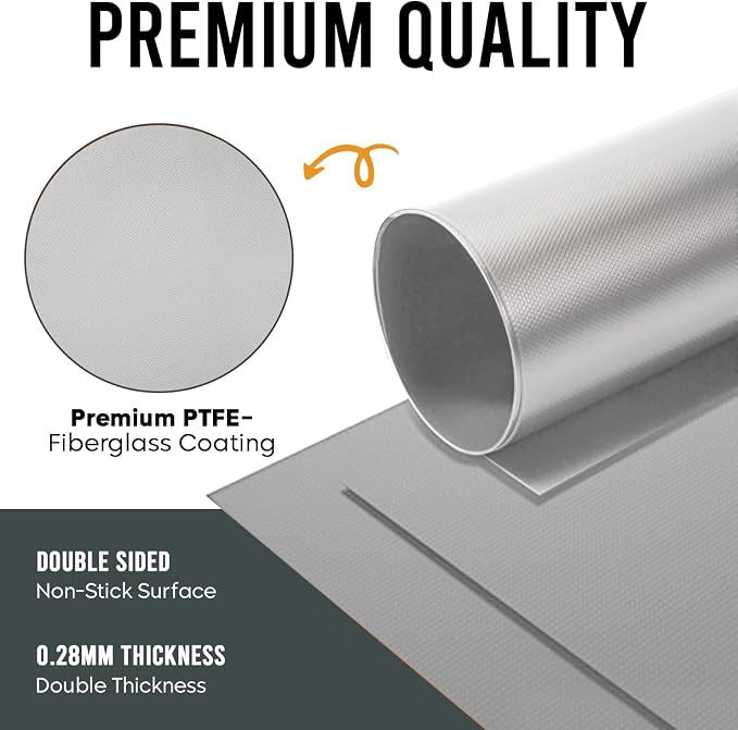 Oven Liners for Bottom of Oven - 17"x 25" Large Heavy Duty Non-Stick 3 Pack | Resistant to 500°F, BPA & PFOA Free, Reusable, Fits Electric, Gas, Toaster, Microwave Ovens & Grills, Spill Guard, Silver