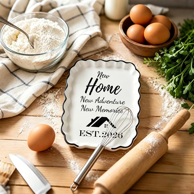 Housewarming Gifts for New Home, House Warming Gifts, Kitchen Spoon Rest | New Home House Gift for Couple Women Men Neighbor Friend Family Homeowner, Ceramic Spoon Holder Cooking Utensil Rest