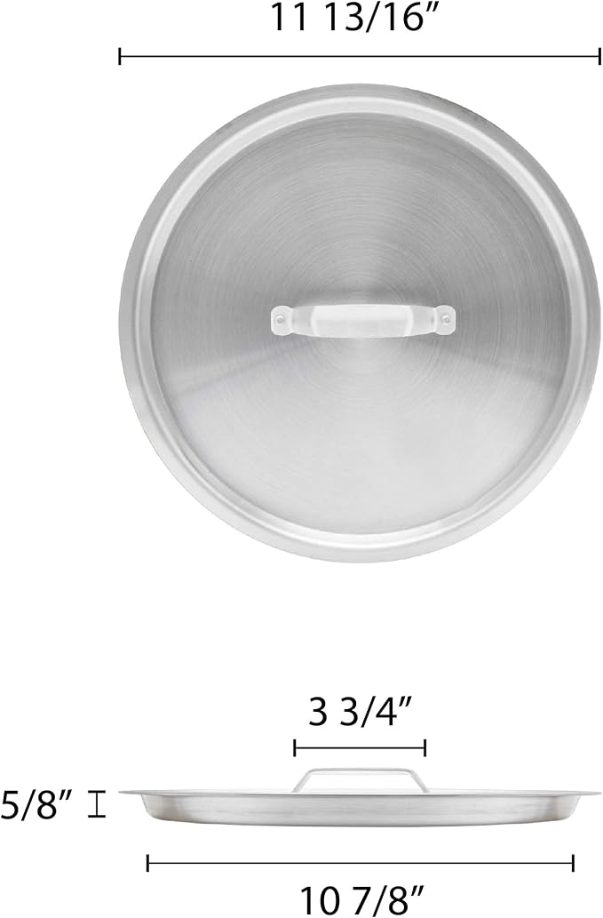 Thunder Group 15 Quart Aluminum Stock Pot Lid