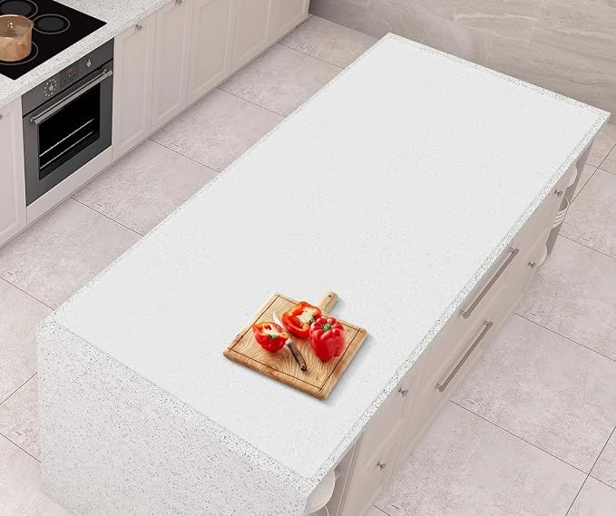 Silicone Mats for Kitchen Counter 47"x23.6"x0.08”, Largest Heat Resistant Mat Shipped Rolled Up Kitchen Island Silicone Countertop Protector Mat Nonslip Extra Large Counter Mat, Translucent | Largest Size, Heat Resistant, Nonslip, Extra Large Counterto...