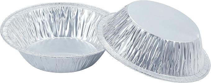 Waytiffer (50 Pack Pie Pans 5 inch,Mini Pie Tins HEAVY-DUTY Disposable Aluminum Foil Tart,pie Pans for Baking Personal Mini Pies, Easily Stack & Store, Freeze & Reheat