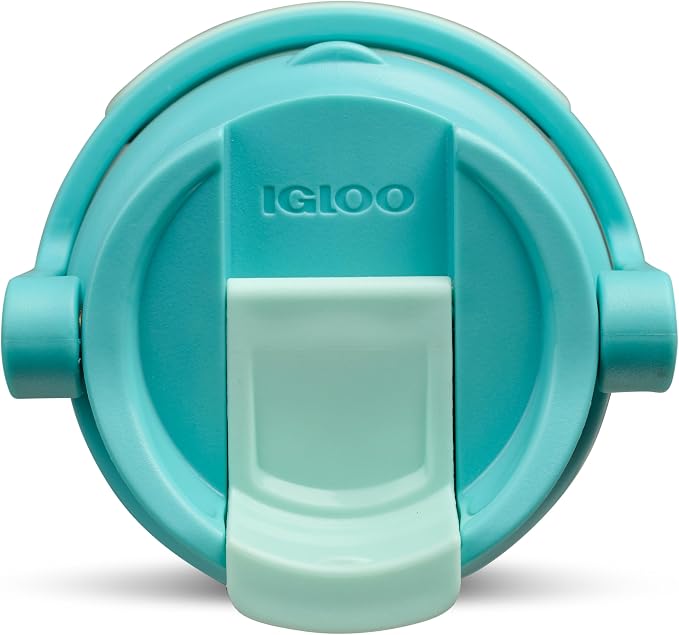 Igloo 16 oz Stainless Steel Tumbler | Flip 'n' Sip Bottle | Lagoon Teal