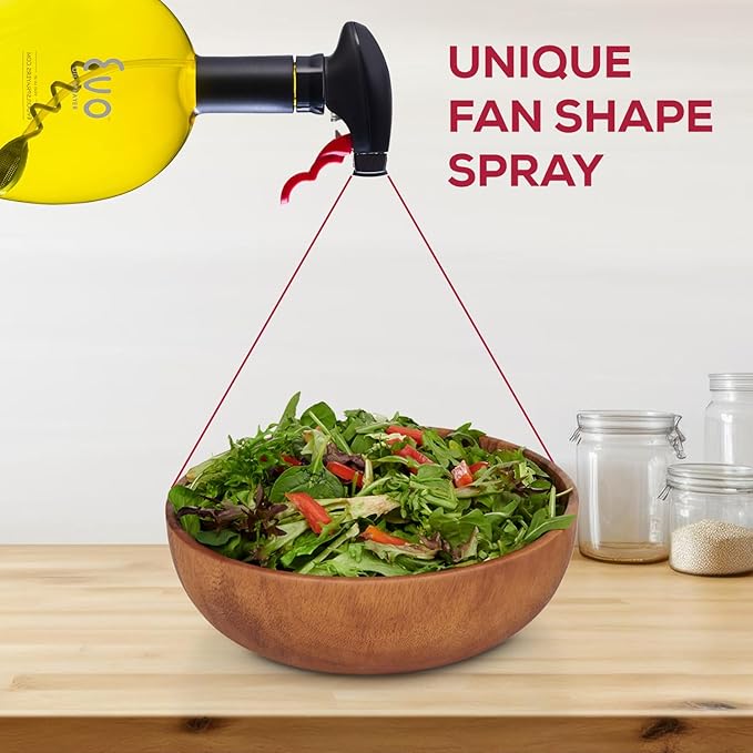 Evo Original Oil Sprayer, Non-Aerosol for Olive Oil, Cooking Oils, and Vinegars, Yellow, 24-Ounce Capacity